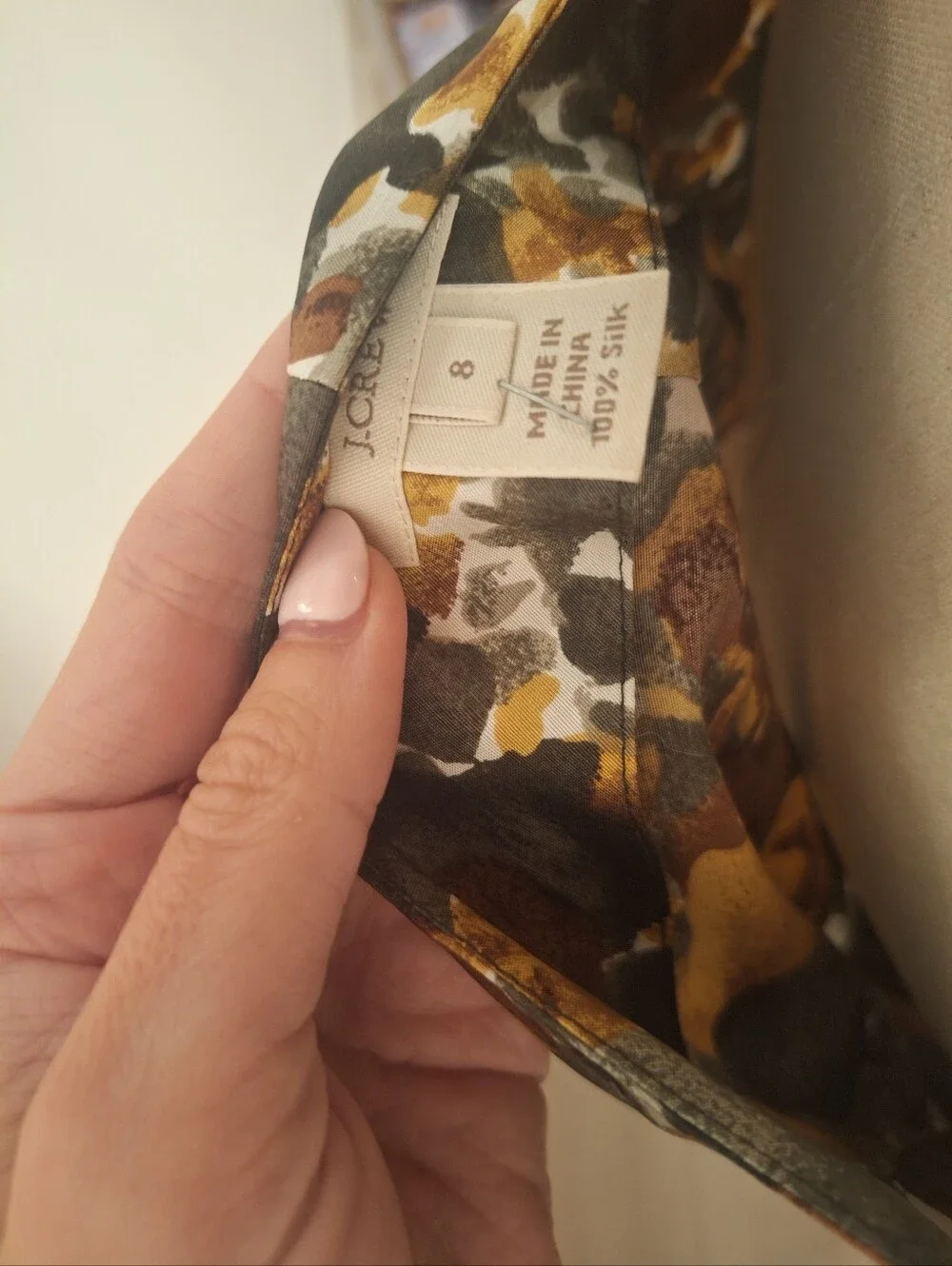 J. Crew Shell 100% Silk - Picture 4 of 4